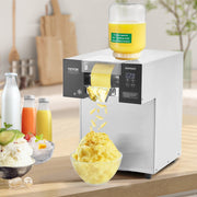 Commercial Snowflake Ice Machine, 385LBS/24H Snowflake Ice Maker, Stainless Steel Ice Shaver Machine, V952-SLXNBJLEDPCMFRQHJV3