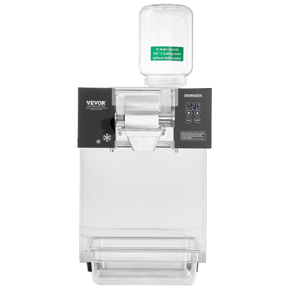 Commercial Snowflake Ice Machine, 385LBS/24H Snowflake Ice Maker, Stainless Steel Ice Shaver Machine, V952-SLXNBJLEDPCMFRQHJV3
