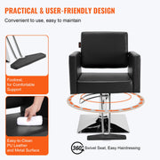 Salon Chair, Barber Chair for Hair Stylist, Styling Chair with Heavy Duty Hydraulic Pump, Swivel Hair Salon V952-SLYZ253143YCZWTDAV0