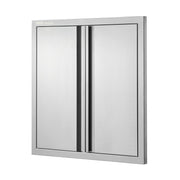 BBQ Access Door, 610x610 mm Double Outdoor Kitchen Door, Stainless Steel Flush Mount Door, Wall Vertical Door V952-SMABSCJMYS24Y71UBV0