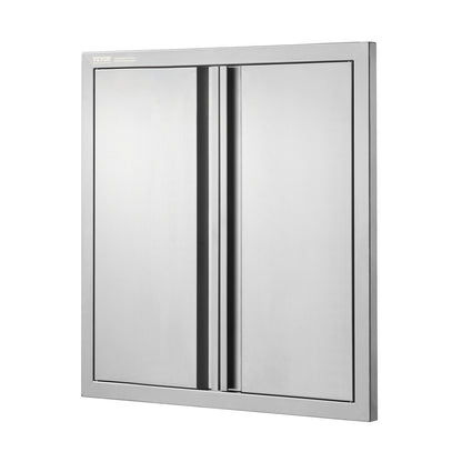 BBQ Access Door, 610x610 mm Double Outdoor Kitchen Door, Stainless Steel Flush Mount Door, Wall Vertical Door V952-SMABSCJMYS24Y71UBV0