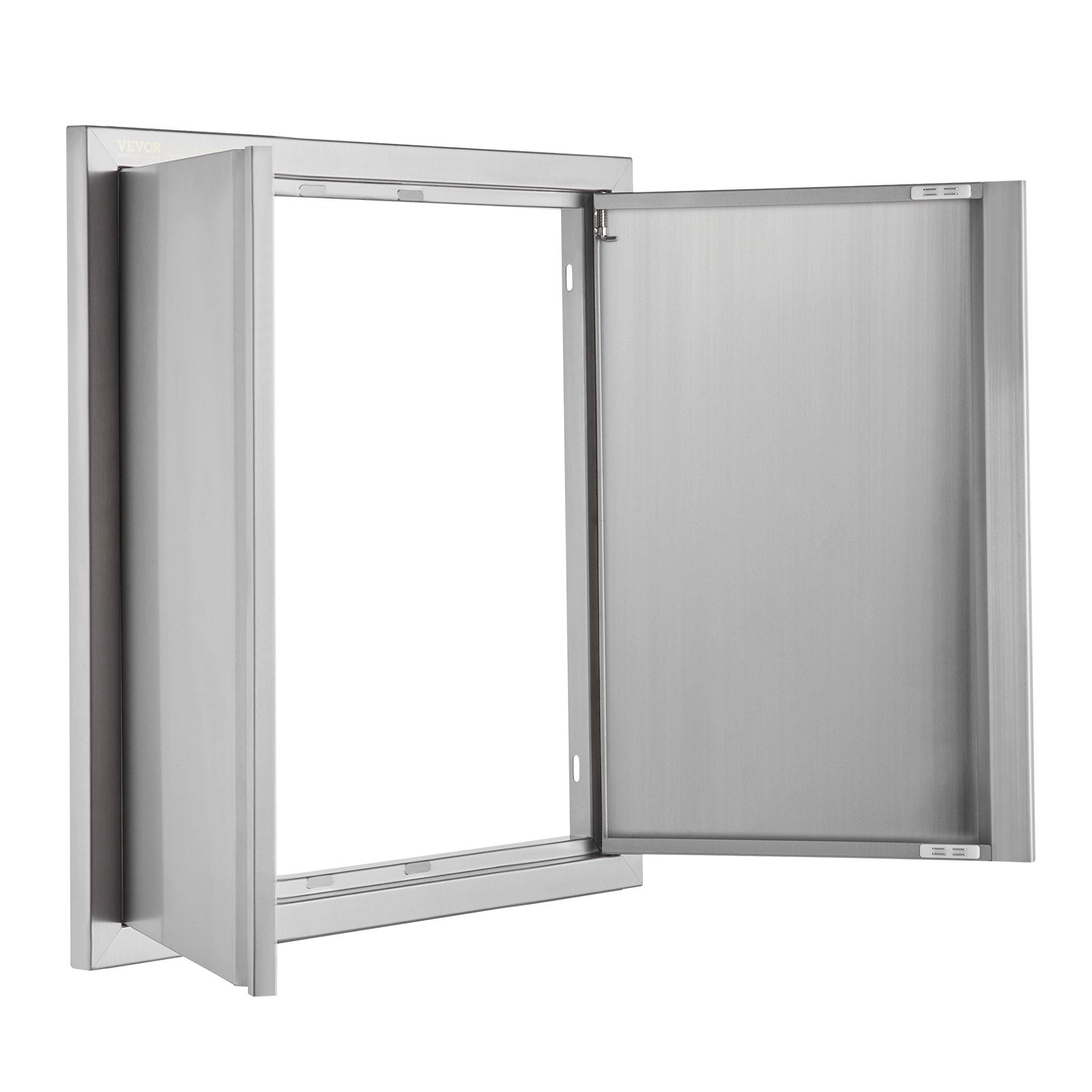 BBQ Access Door, 610x610 mm Double Outdoor Kitchen Door, Stainless Steel Flush Mount Door, Wall Vertical Door V952-SMABSCJMYS24Y71UBV0