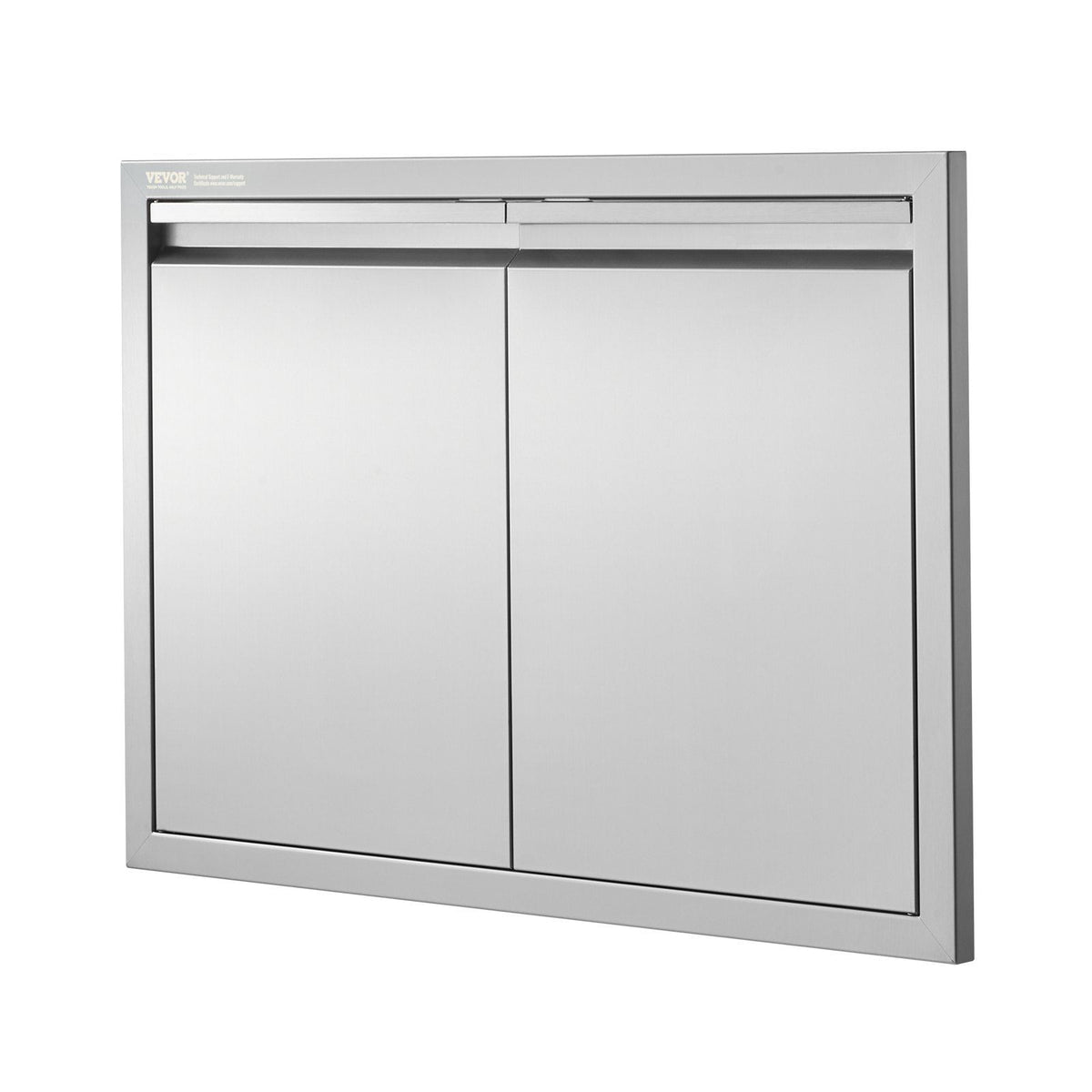 BBQ Access Door, 762x532 mm Double Outdoor Kitchen Door, Stainless Steel Flush Mount Door, Wall Vertical Door V952-SMABSCJMYS30M2GZNV0