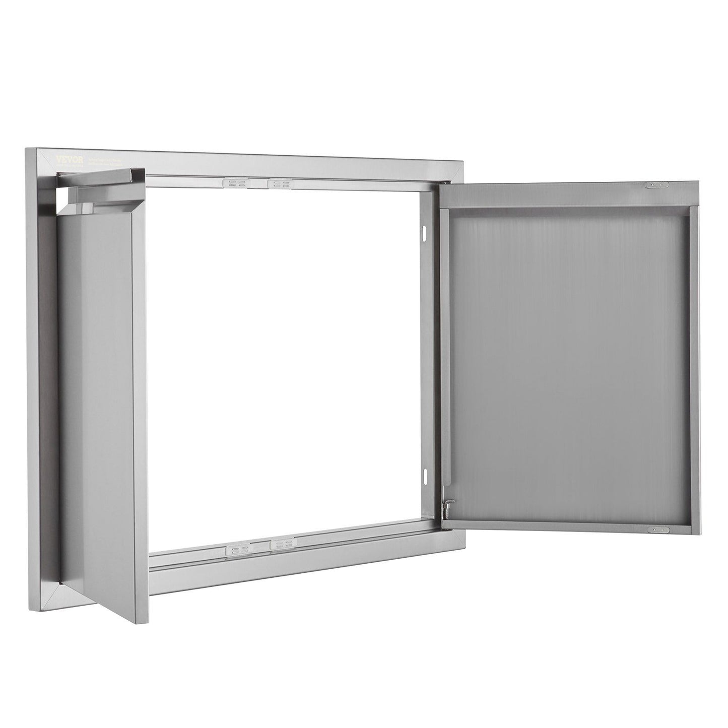 BBQ Access Door, 762x532 mm Double Outdoor Kitchen Door, Stainless Steel Flush Mount Door, Wall Vertical Door V952-SMABSCJMYS30M2GZNV0