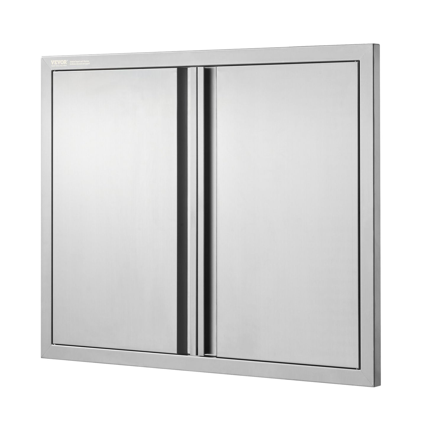 BBQ Access Door, 787x609 mm Double Outdoor Kitchen Door, Stainless Steel Flush Mount Door, Wall Vertical Door V952-SMABSCJMYS31WSG92V0