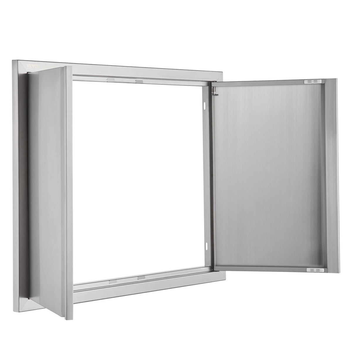 BBQ Access Door, 787x609 mm Double Outdoor Kitchen Door, Stainless Steel Flush Mount Door, Wall Vertical Door V952-SMABSCJMYS31WSG92V0
