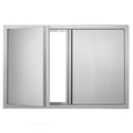 BBQ Access Door, 914x610 mm Double Outdoor Kitchen Door, Stainless Steel Flush Mount Door, Wall Vertical Door V952-SMABSCJMYS366SI1RV0
