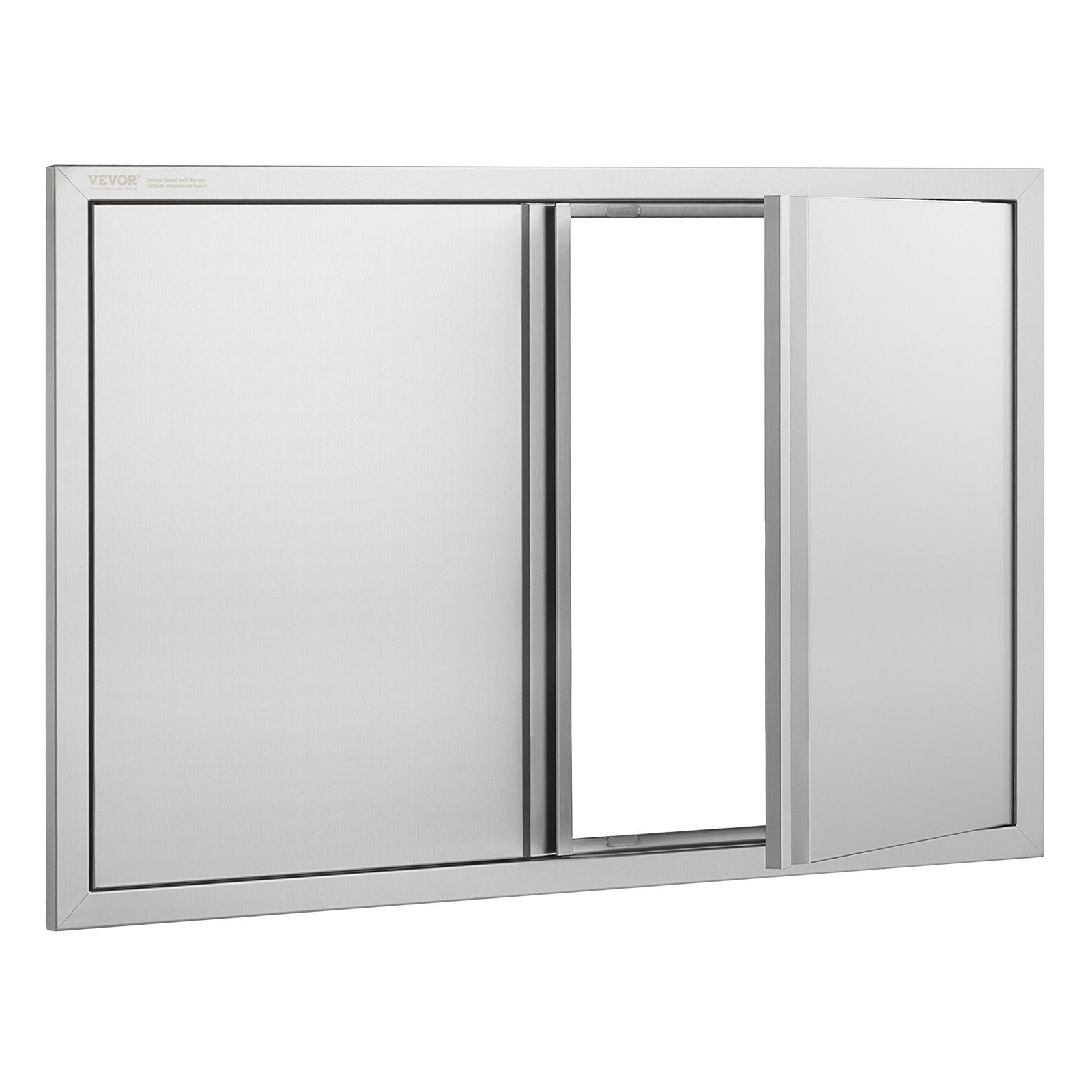 BBQ Access Door, 914x610 mm Double Outdoor Kitchen Door, Stainless Steel Flush Mount Door, Wall Vertical Door V952-SMABSCJMYS366SI1RV0