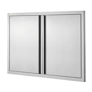 BBQ Access Door, 914x610 mm Double Outdoor Kitchen Door, Stainless Steel Flush Mount Door, Wall Vertical Door V952-SMABSCJMYS366SI1RV0