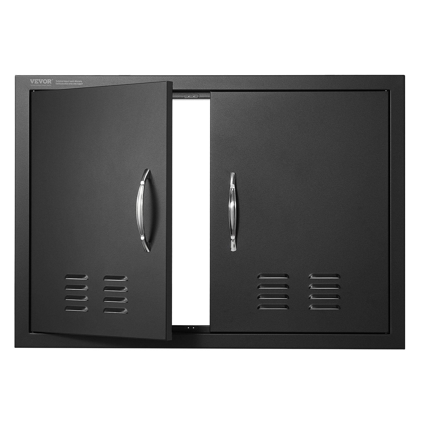 BBQ Access Door,762 x533 mm Double Outdoor Kitchen Door, Cold Plate Flush Mount Door, Wall Vertical Door with V952-SMMBSCJMHS30RL2L0V0
