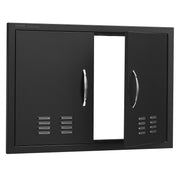 BBQ Access Door,762 x533 mm Double Outdoor Kitchen Door, Cold Plate Flush Mount Door, Wall Vertical Door with V952-SMMBSCJMHS30RL2L0V0
