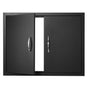 BBQ Access Door, 788x610 mm Double Outdoor Kitchen Door, Cold Plate Flush Mount Door, Wall Vertical Door with V952-SMMBSCJMHS31CL51JV0
