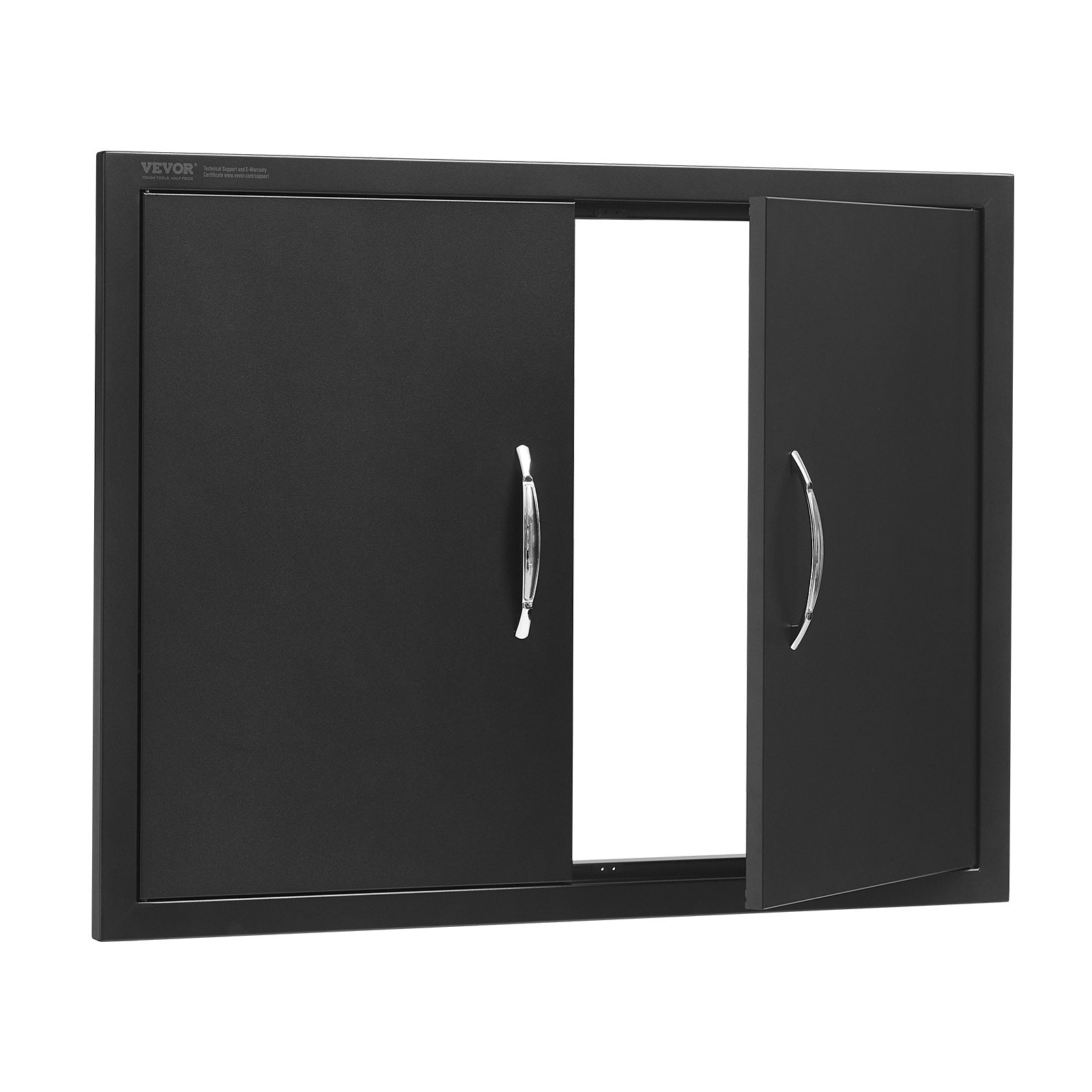 BBQ Access Door, 788x610 mm Double Outdoor Kitchen Door, Cold Plate Flush Mount Door, Wall Vertical Door with V952-SMMBSCJMHS31CL51JV0