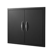 BBQ Access Door, 788x610 mm Double Outdoor Kitchen Door, Cold Plate Flush Mount Door, Wall Vertical Door with V952-SMMBSCJMHS31CL51JV0