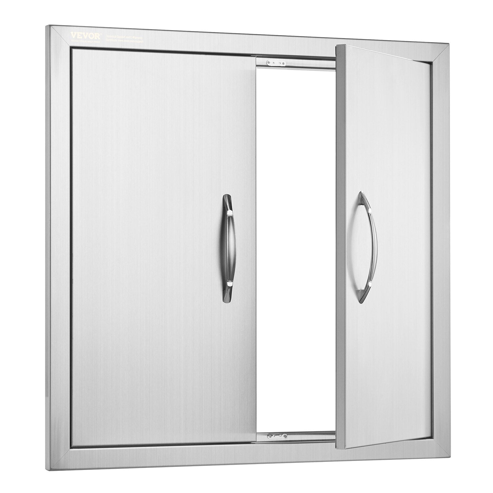 BBQ Access Door, 610x610 mm Double Outdoor Kitchen Door, Stainless Steel Flush Mount Door, Double Wall V952-SMMBSCJMYS245LWS1V0