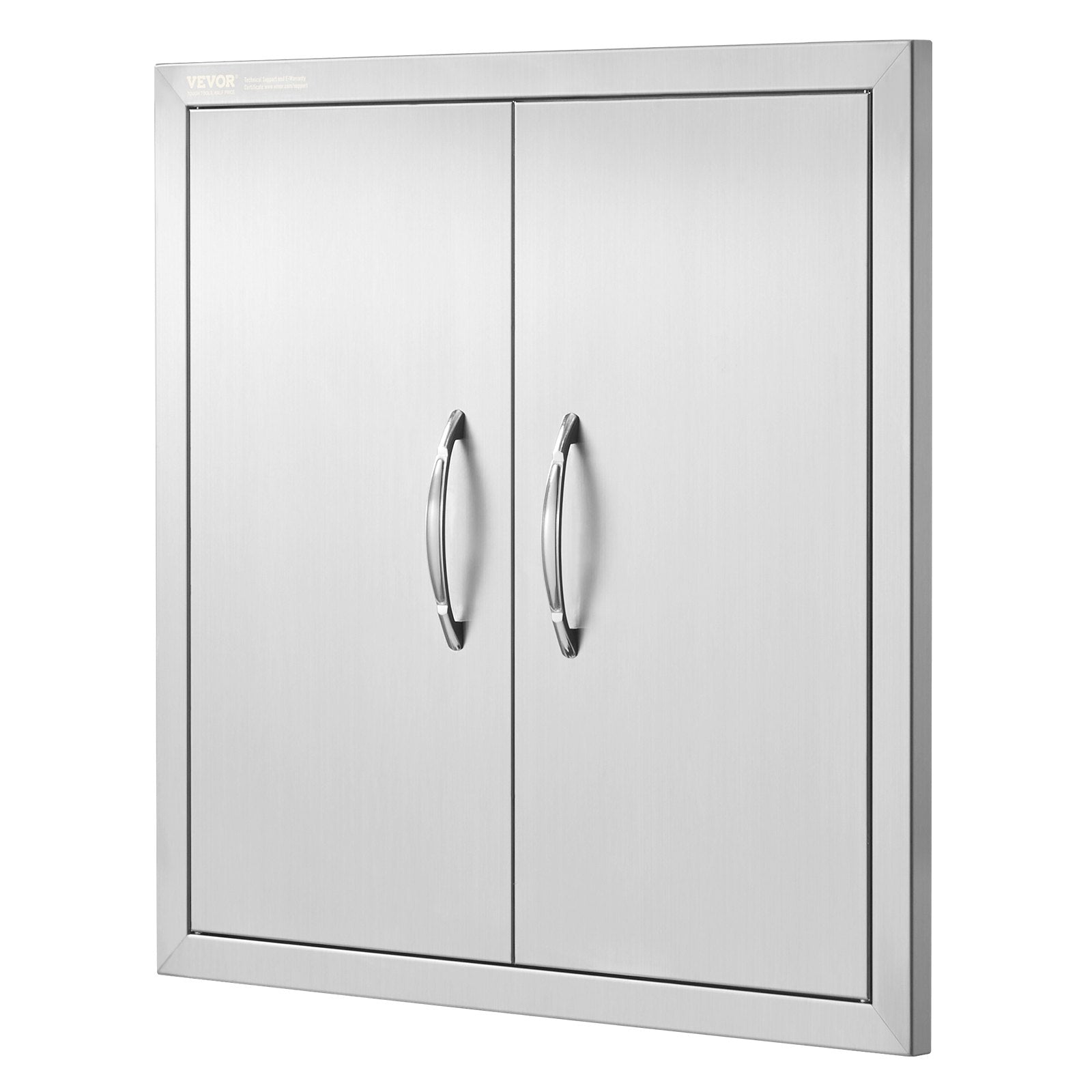 BBQ Access Door, 610x610 mm Double Outdoor Kitchen Door, Stainless Steel Flush Mount Door, Double Wall V952-SMMBSCJMYS245LWS1V0