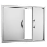 BBQ Access Door, 787x609 mm Double Outdoor Kitchen Door, Stainless Steel Flush Mount Door, Double Wall V952-SMMBSCJMYS31IPP30V0