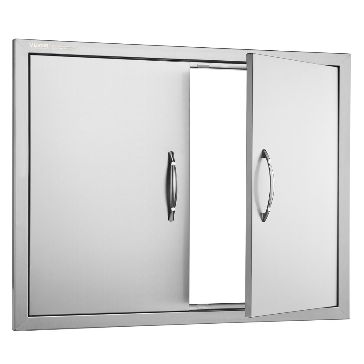 BBQ Access Door, 787x609 mm Double Outdoor Kitchen Door, Stainless Steel Flush Mount Door, Double Wall V952-SMMBSCJMYS31IPP30V0