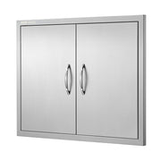 BBQ Access Door, 787x609 mm Double Outdoor Kitchen Door, Stainless Steel Flush Mount Door, Double Wall V952-SMMBSCJMYS31IPP30V0