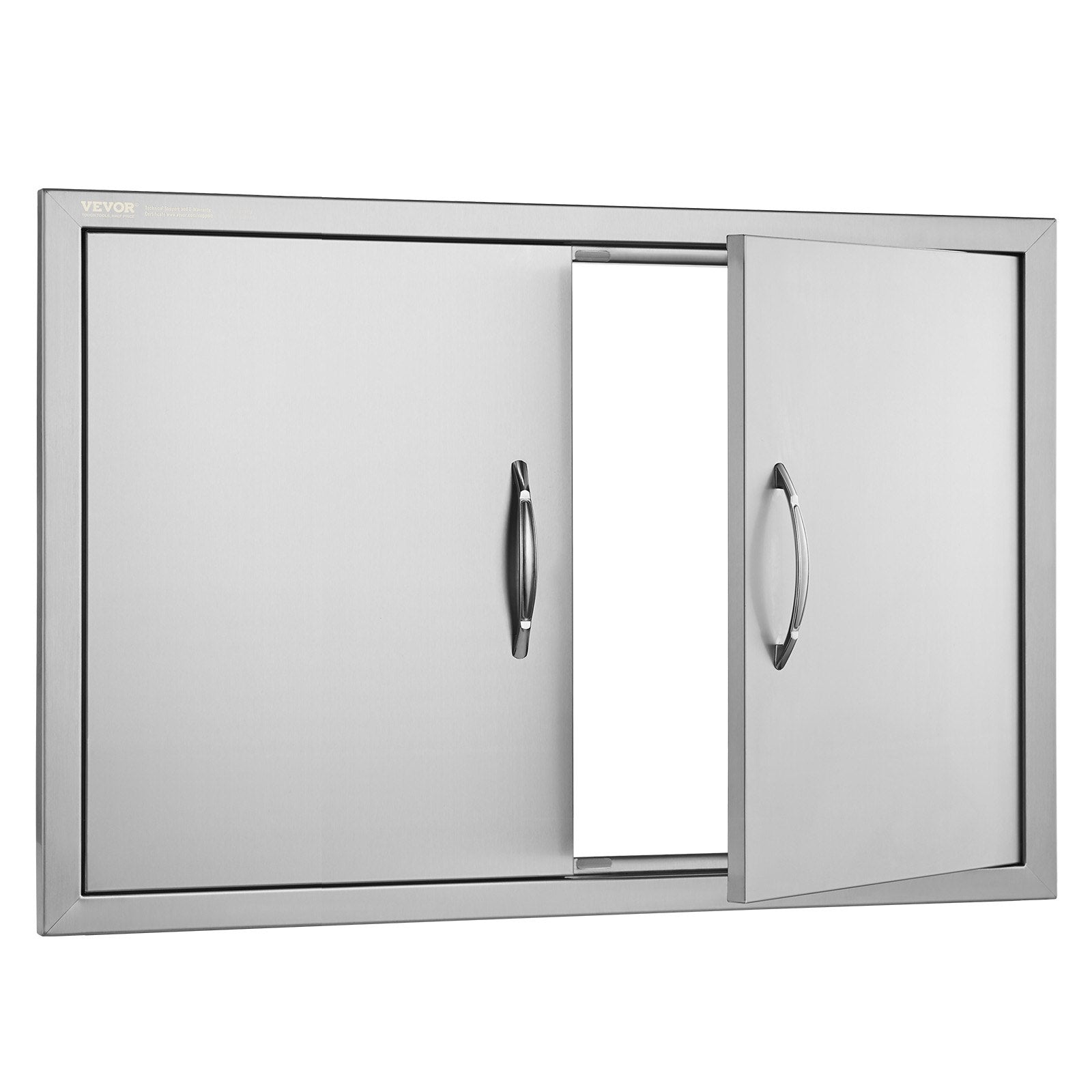 BBQ Access Door, 838x558 mm Double Outdoor Kitchen Door, Stainless Steel Flush Mount Door, Wall Vertical Door V952-SMMBSCJMYS33QVDXTV0