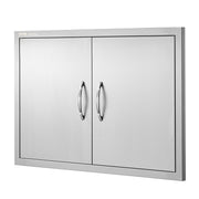 BBQ Access Door, 838x558 mm Double Outdoor Kitchen Door, Stainless Steel Flush Mount Door, Wall Vertical Door V952-SMMBSCJMYS33QVDXTV0