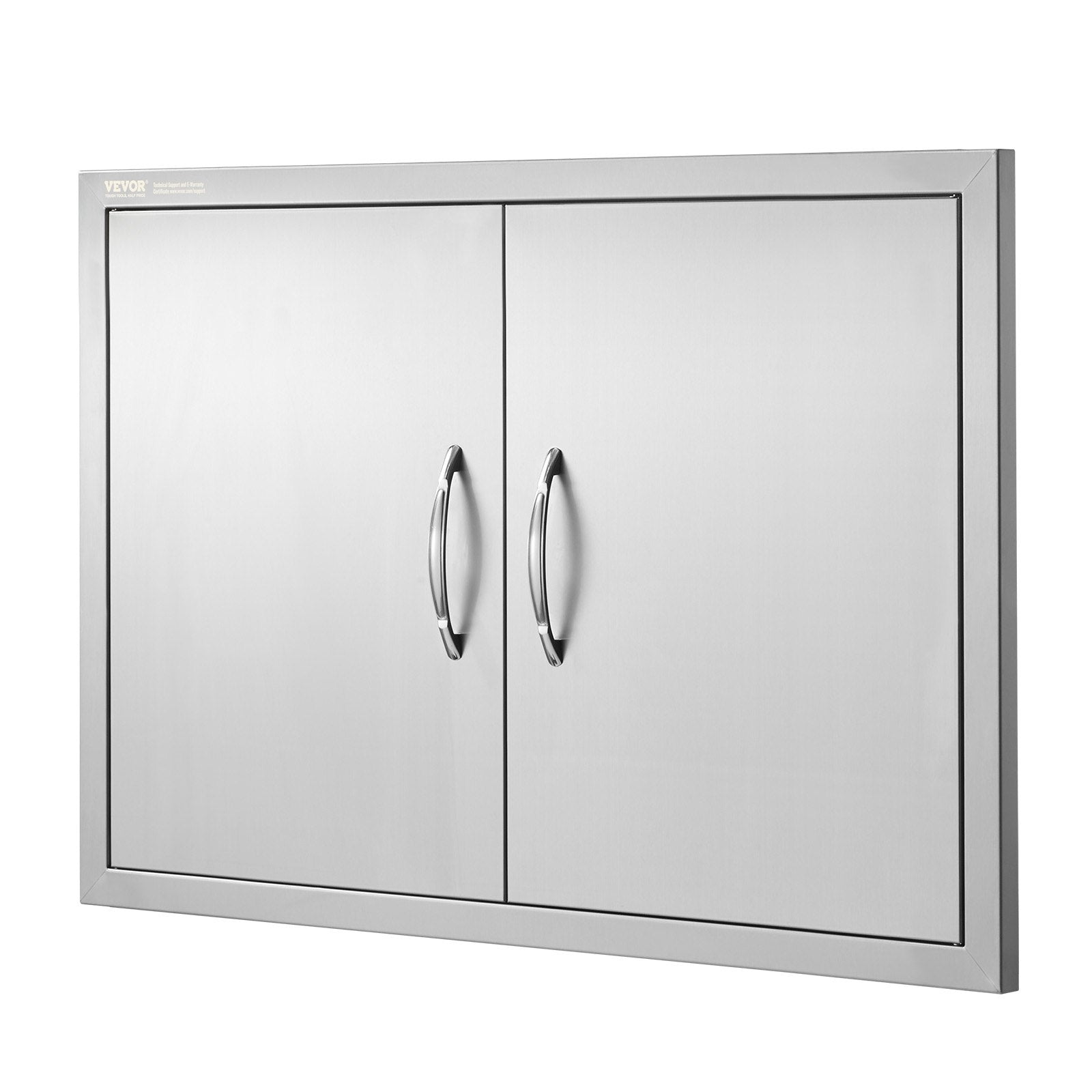 BBQ Access Door, 838x558 mm Double Outdoor Kitchen Door, Stainless Steel Flush Mount Door, Wall Vertical Door V952-SMMBSCJMYS33QVDXTV0