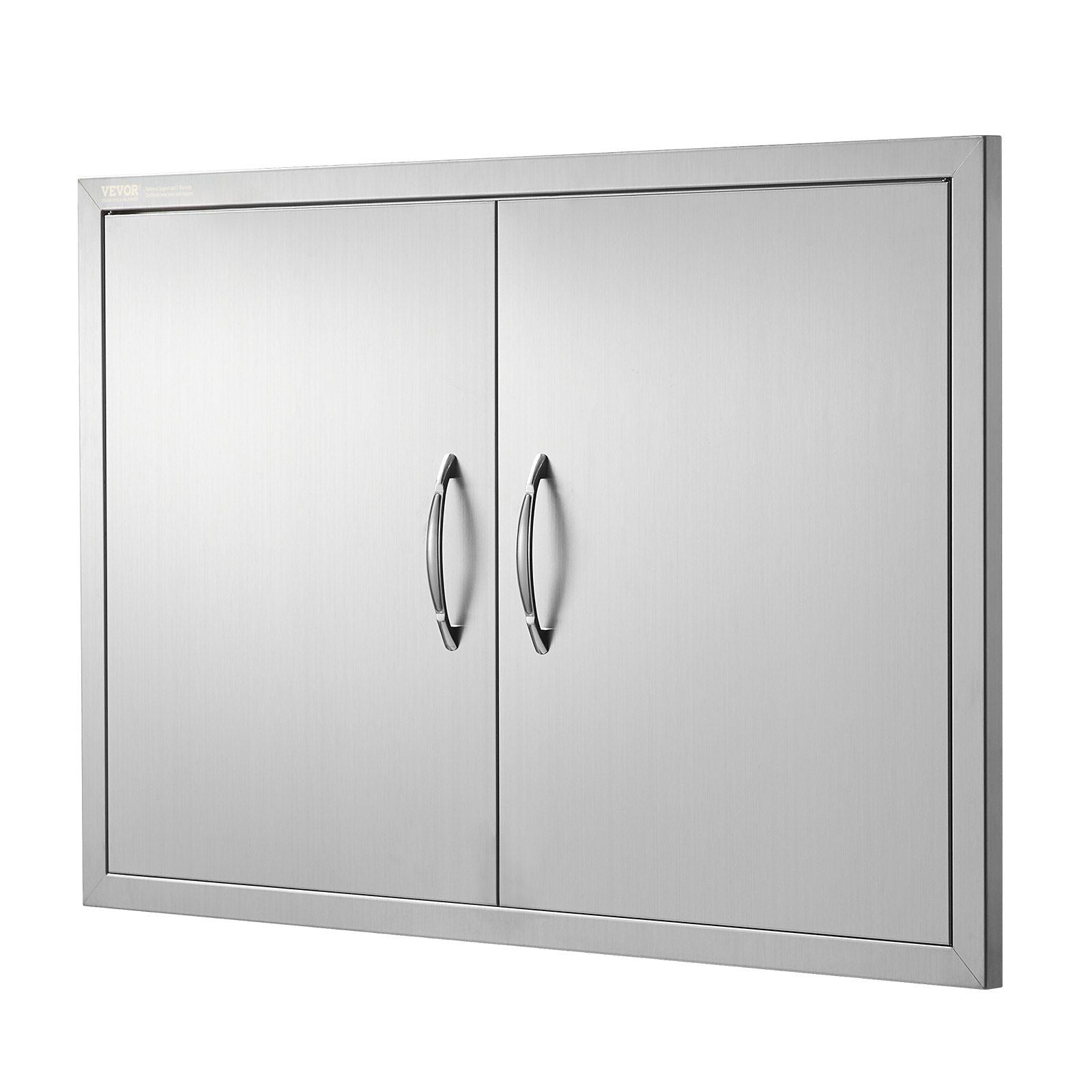 BBQ Access Door, 915x610 mm Double Outdoor Kitchen Door, Stainless Steel Flush Mount Door, Wall Vertical Door V952-SMMBSCJMYS36WMLACV0