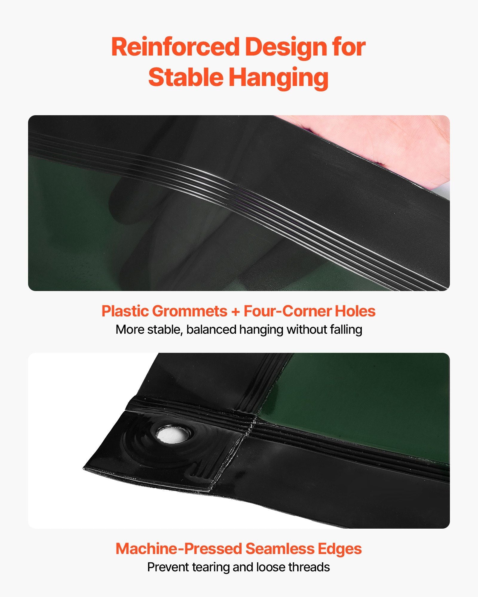 Welding Screen with Frame, 3-Panel 1.74 x 2.34m Welding Curtain Screen, Flame-Resistant Vinyl Protection V952-SMPF68FTYKJL3GT47001V0