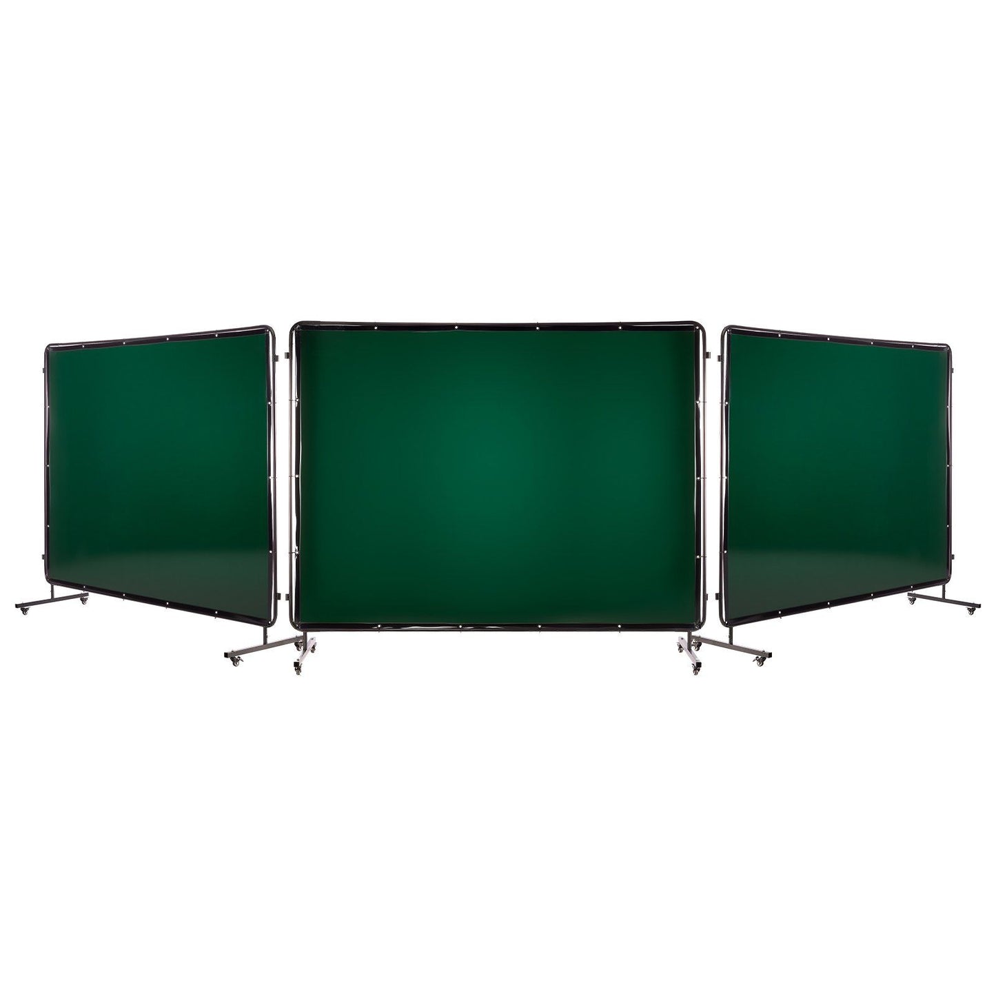 Welding Screen with Frame, 3-Panel 1.74 x 2.34m Welding Curtain Screen, Flame-Resistant Vinyl Protection V952-SMPF68FTYKJL3GT47001V0