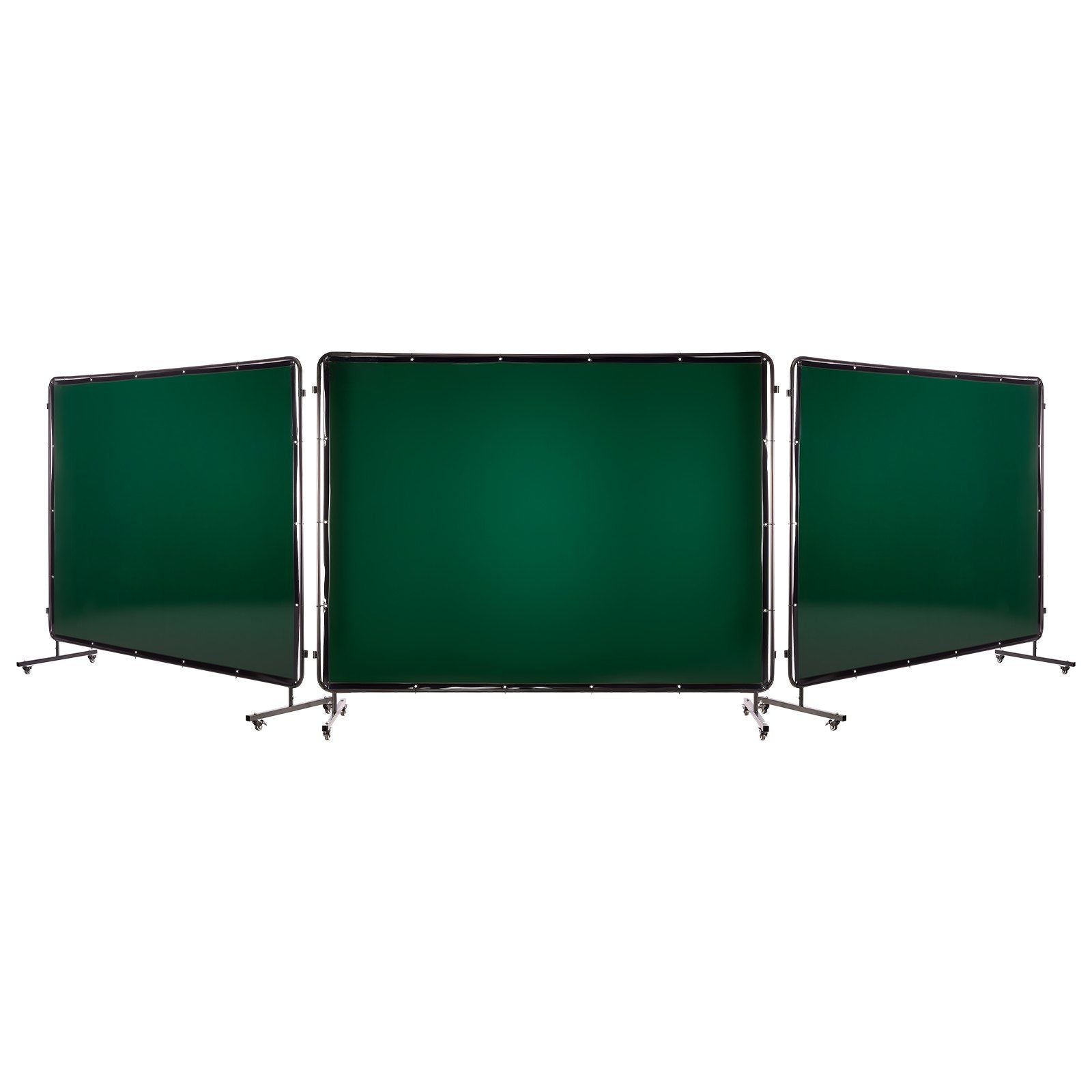 Welding Screen with Frame, 3-Panel 1.74 x 2.34m Welding Curtain Screen, Flame-Resistant Vinyl Protection V952-SMPF68FTYKJL3GT47001V0