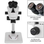 3.5X-90X Trinocular Stereo Microscope w/Pillar Stand Biological Reliable Lab V952-SMXWJ3.5X-90XTS01V0