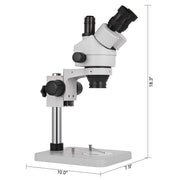 3.5X-90X Trinocular Stereo Microscope w/Pillar Stand Biological Reliable Lab V952-SMXWJ3.5X-90XTS01V0