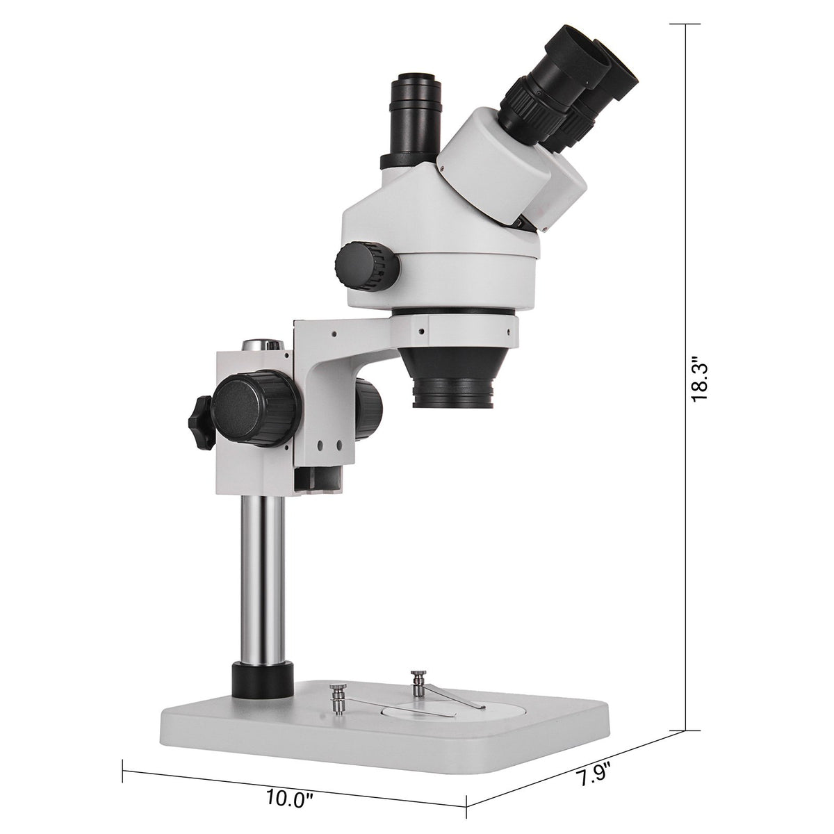 3.5X-90X Trinocular Stereo Microscope w/Pillar Stand Biological Reliable Lab V952-SMXWJ3.5X-90XTS01V0