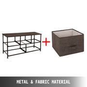 Dresser Storage Tower with 5 Fabric Drawer Steel Frame Storage Cabinet Bin Storage Organizer Unit Fabric Cube V952-SNGECKFS000000001V0