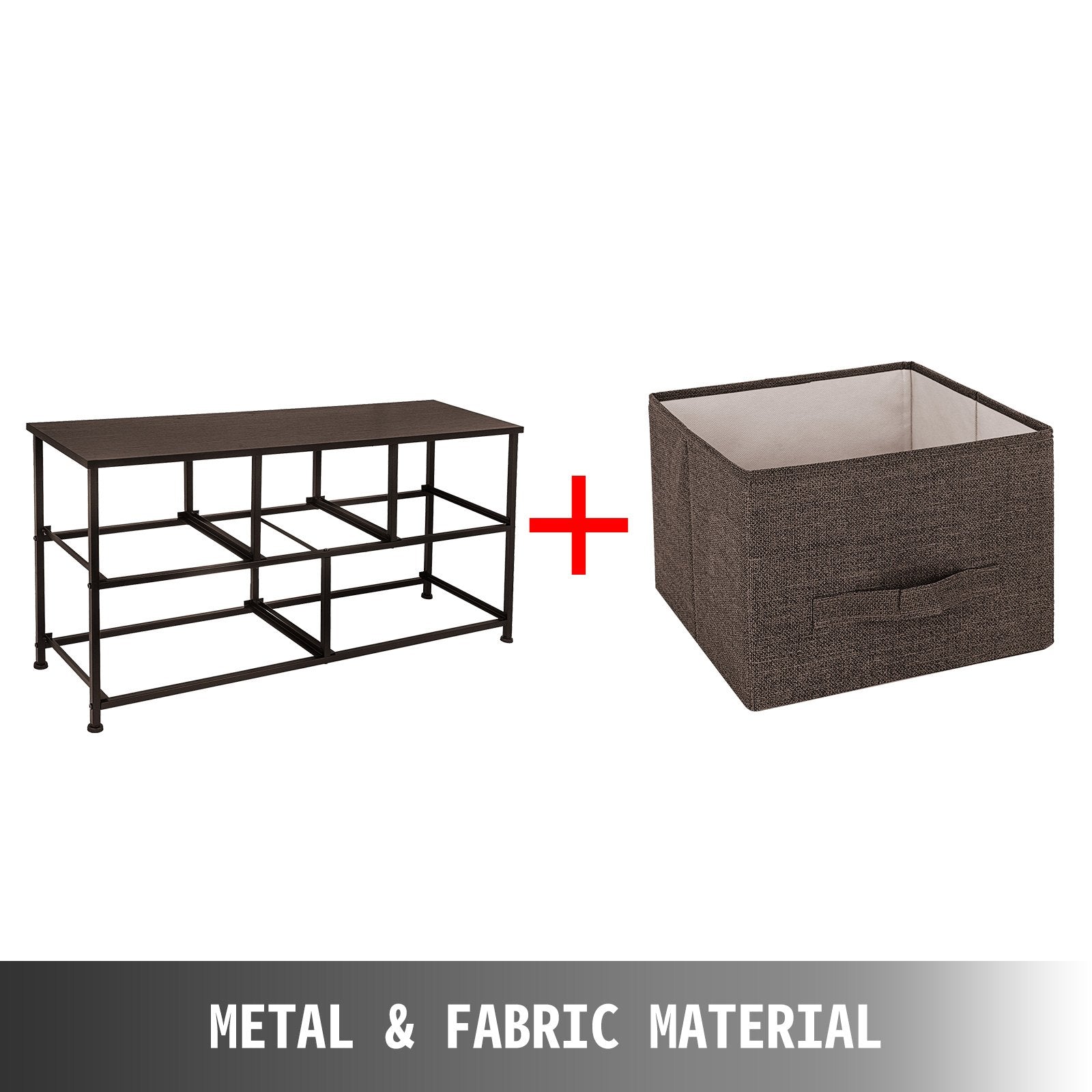 Dresser Storage Tower with 5 Fabric Drawer Steel Frame Storage Cabinet Bin Storage Organizer Unit Fabric Cube V952-SNGECKFS000000001V0