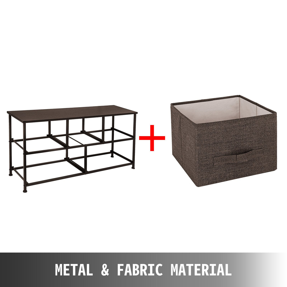 Dresser Storage Tower with 5 Fabric Drawer Steel Frame Storage Cabinet Bin Storage Organizer Unit Fabric Cube V952-SNGECKFS000000001V0