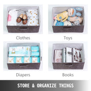 Dresser Storage Tower with 5 Fabric Drawer Steel Frame Storage Cabinet Bin Storage Organizer Unit Fabric Cube V952-SNGECKFS000000001V0