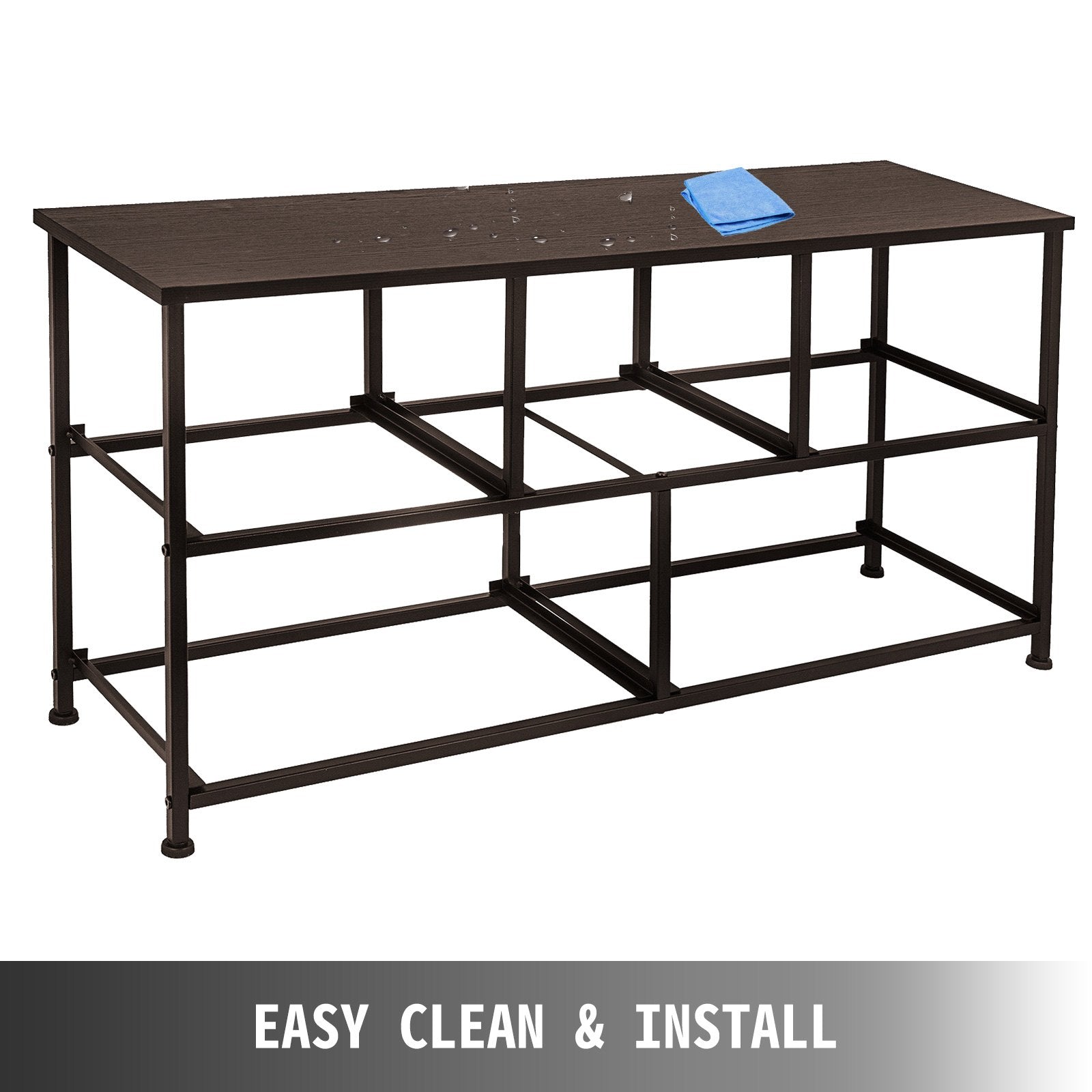 Dresser Storage Tower with 5 Fabric Drawer Steel Frame Storage Cabinet Bin Storage Organizer Unit Fabric Cube V952-SNGECKFS000000001V0