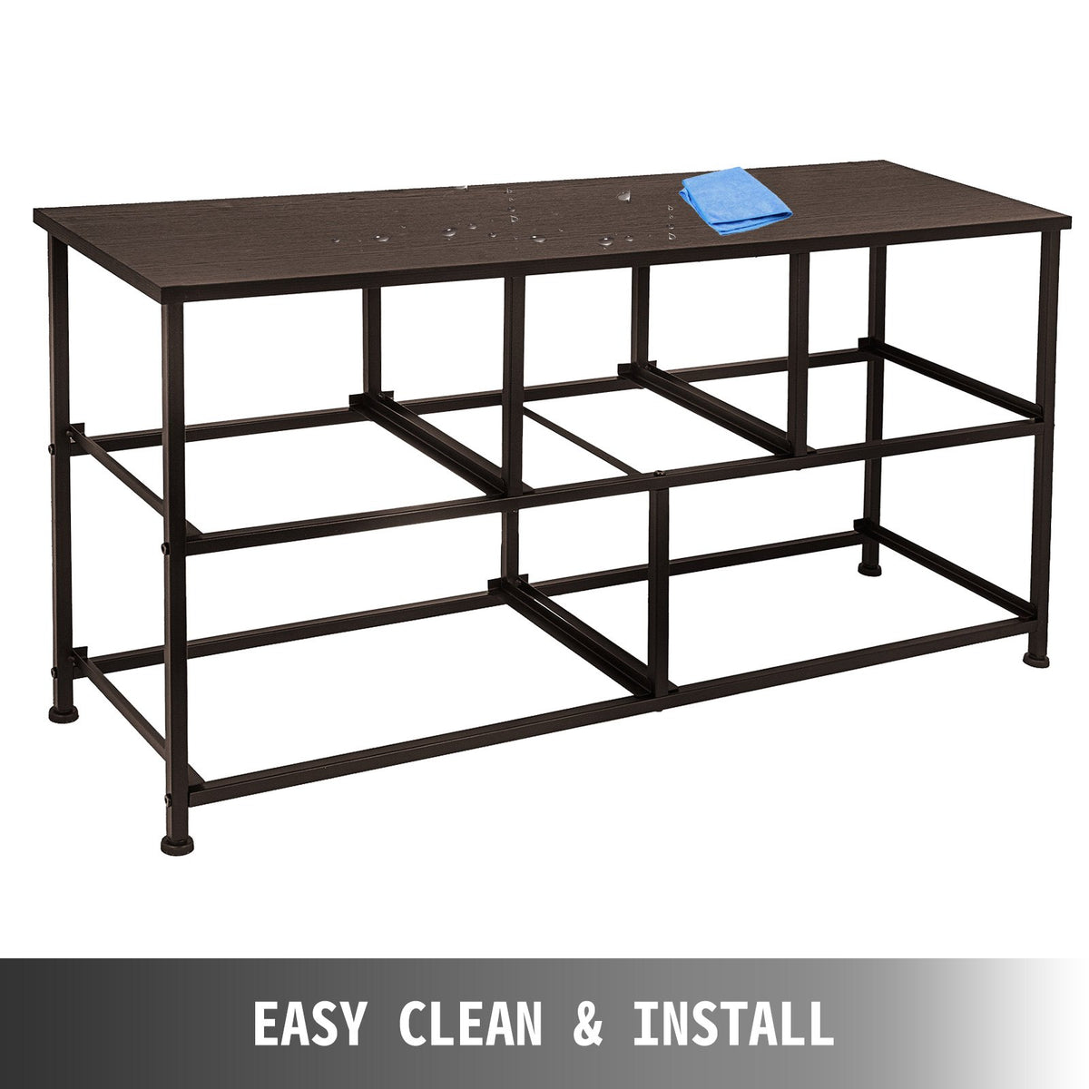 Dresser Storage Tower with 5 Fabric Drawer Steel Frame Storage Cabinet Bin Storage Organizer Unit Fabric Cube V952-SNGECKFS000000001V0