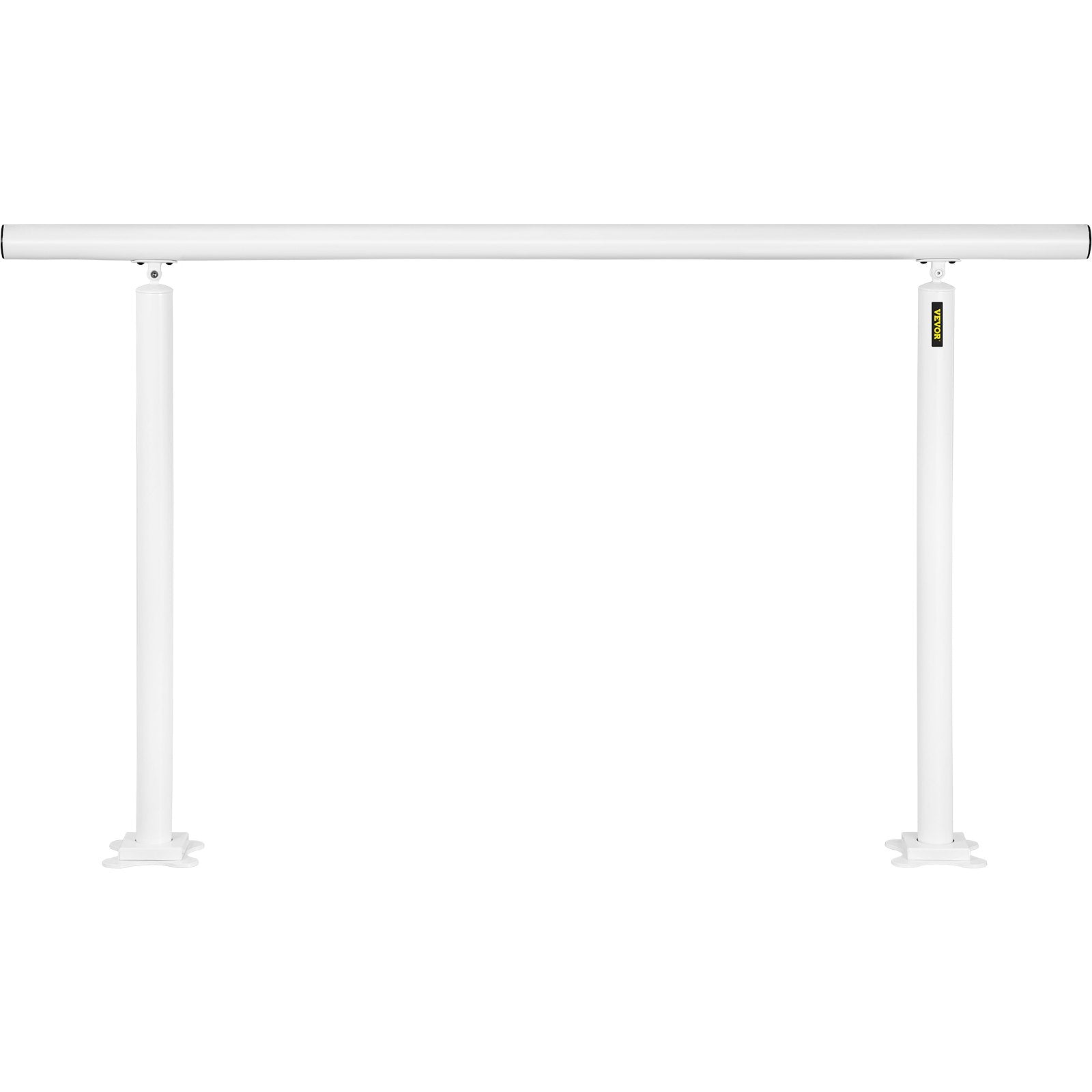 Outdoor Stair Railing Kit, 5 FT Handrails 0-5 Steps, Adjustable Angle White Aluminum Stair Hand Rail for The V952-SNLZSLZYGL5FTPDUBV0