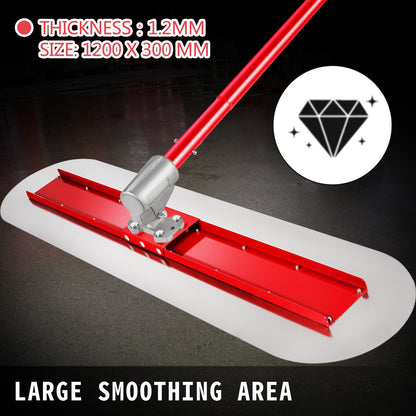 Bull Float Manganese Steel Concrete Float 1200x300mm Concrete Float Tool Cement Tool Bull Concrete Kit Bull V952-SNMZ1200X300ZH001V0