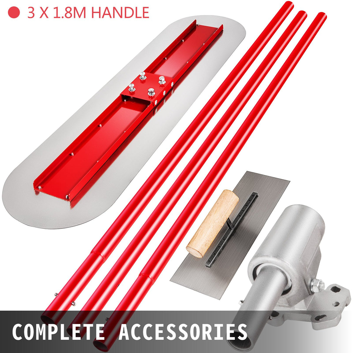 Bull Float Manganese Steel Concrete Float 1200x300mm Concrete Float Tool Cement Tool Bull Concrete Kit Bull V952-SNMZ1200X300ZH001V0