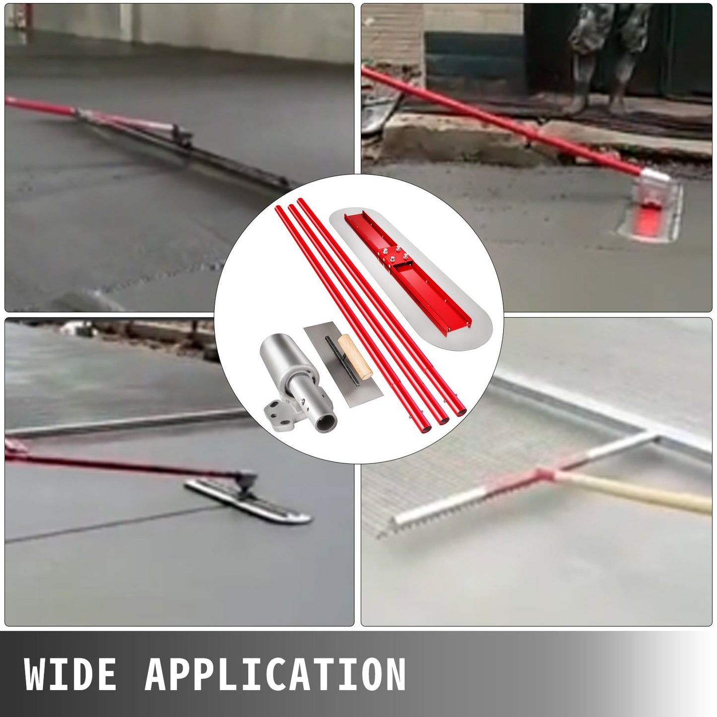 Bull Float Manganese Steel Concrete Float 1200x300mm Concrete Float Tool Cement Tool Bull Concrete Kit Bull V952-SNMZ1200X300ZH001V0