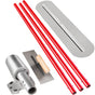 Bull Float Concrete Float 900x200mm Concrete Tool, Trowel Float Handle & Bracket V952-SNMZ900X200ZH0001V0