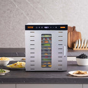 10 Trays Food Dehydrator Machine Stainless Steel 1000W Jerky Fruit Drying V952-SP1005481000WM6IMV3
