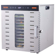 10 Trays Food Dehydrator Machine Stainless Steel 1000W Jerky Fruit Drying V952-SP1005481000WM6IMV3