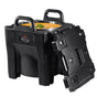 Insulated Food Carrier, 30L Capacity, Stackable Catering Hot Box with Stainless Steel Barrel, Top Load LLDPE V952-SPBWXHSBWT30LBMYXV0