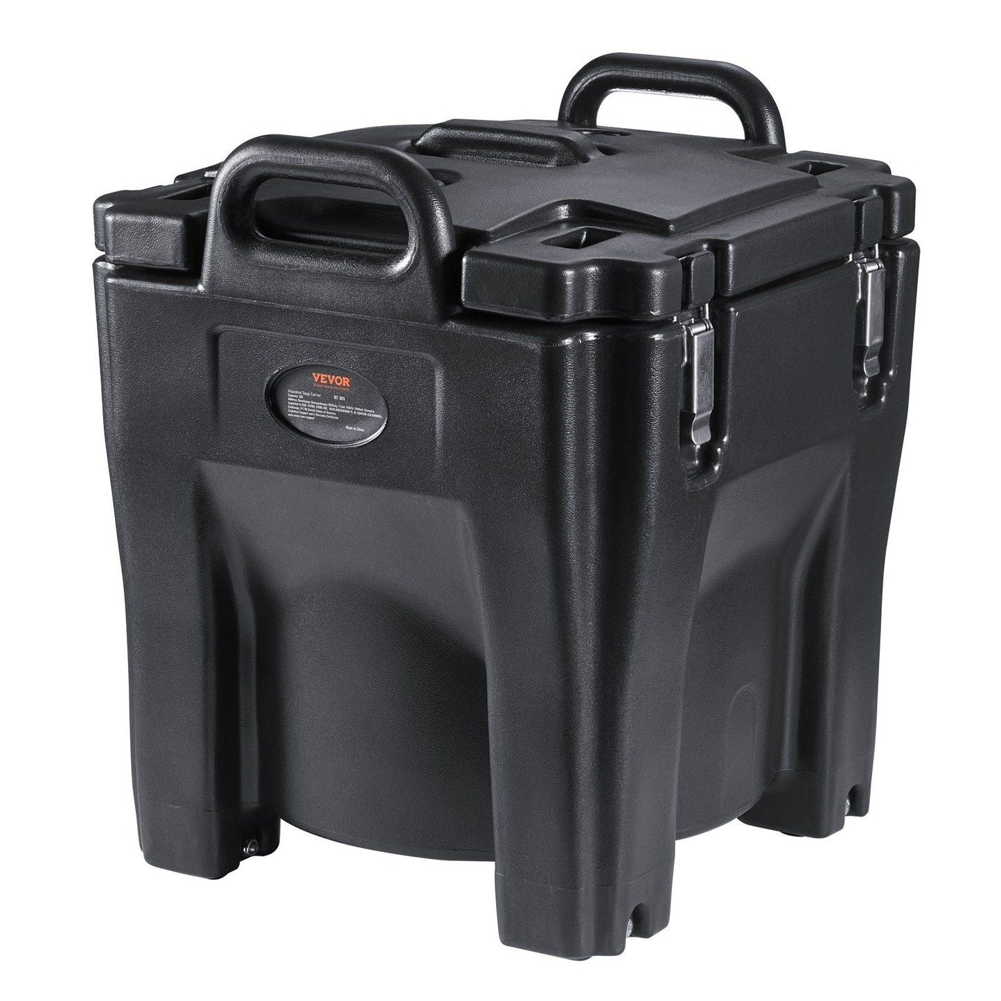 Insulated Food Carrier, 30L Capacity, Stackable Catering Hot Box with Stainless Steel Barrel, Top Load LLDPE V952-SPBWXHSBWT30LBMYXV0