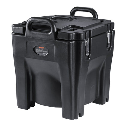 Insulated Food Carrier, 30L Capacity, Stackable Catering Hot Box with Stainless Steel Barrel, Top Load LLDPE V952-SPBWXHSBWT30LBMYXV0