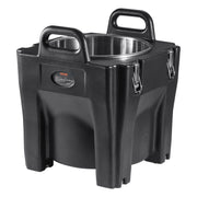 Insulated Food Carrier, 30L Capacity, Stackable Catering Hot Box with Stainless Steel Barrel, Top Load LLDPE V952-SPBWXHSBWT30LBMYXV0